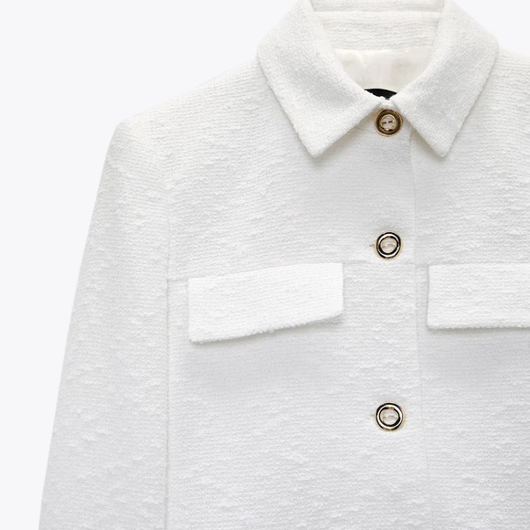 Zara cropped Blazer NWT - Picture 2 of 5